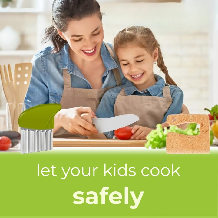 safe kitchen cooking set for children