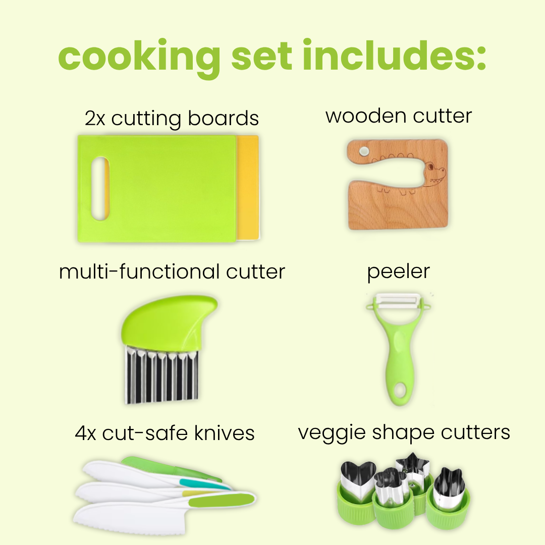 safe kitchen cooking set for children