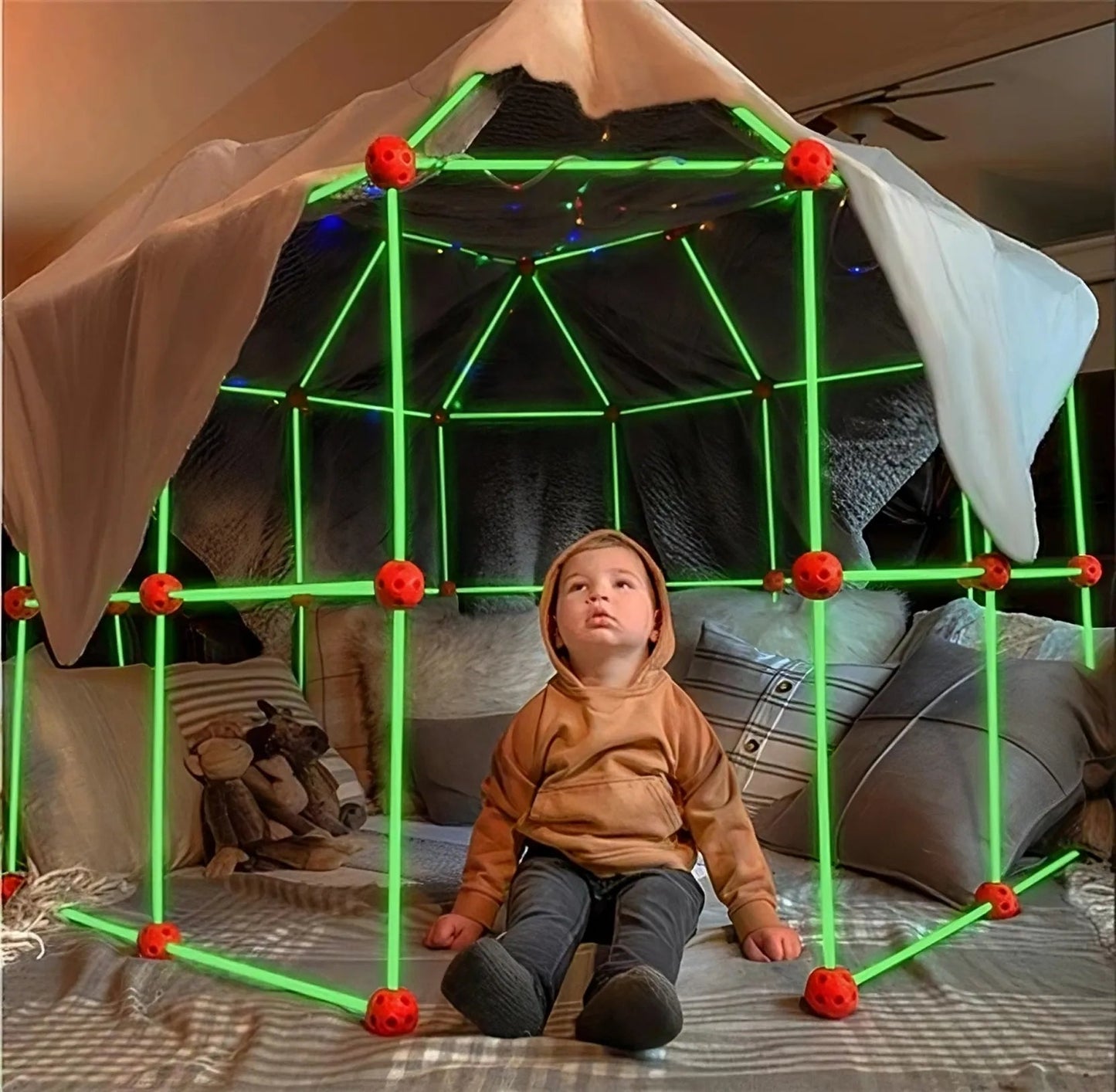 fort building kit for children